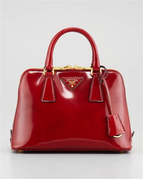 prada red coloured 2010|Prada handbags.